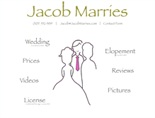 Tablet Screenshot of jacobmarries.com